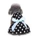 New Pet Outdoor Vest Clothes Cute Pet Print Bow Skirt Breathable Summer Sleeveless Shirt Comfortable Dog Shirt Breathable Dog