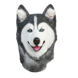 JUNTEX Novelty Halloween Costume Under dog Party Latex Dog Head Mask