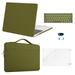 Mosiso 5 in 1 New MacBook Pro 13 inch Case 2016-2020 Release A2338 M1 A2289 A2251 A2159 A1989 A1706 A1708 Hard Shell Case&Sleeve Bag for Apple MacBook Pro 13 with/without Touch Bar Capulet Olive