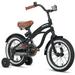 JOYSTAR 12 14 16 Kids Cruiser Bike for Ages 2-7 Years Old Girls & Boys Kids Bike with Training Wheels Cruiser Bicycles for Childrenn Black