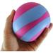 1 Jumbo 4 Striped Doh Filled Stress Ball - Glob Balls - Squishy Gooey Squish Sensory Squeeze Balls (Random Color)