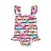 Toddler Kids Girls Bathing Tankini Bikini Suit Swimwear Little Mermaid Costume