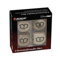 Ultra Pro ULP18604 Deluxe Plains Magic the Gathering Loyalty Dice Set - Pack of 4