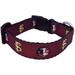 Florida State Brand New Pet Dog Collar(X-Small) Official Seminoles Mascot Logo/Colors