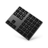 axGear Bluetooth Keyboard Rechargeable Wireless Slim Numeric 34 Keys Aluminium