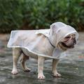 Dog Raincoat With Hood Adjustable Pet Waterproof Clothes Rain Jacket Hooded Rainwear Poncho For Small Medium Large Dogs