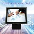 Fichiouy 15 Touch Screen Monitor TFT Touch Monitor LCD Restaurant Retail Shop with POS Stand