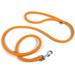 Yellow Dog Design Rope Dog Leash - Colorfast Light Orange - 3/4 Diam x 4 ft Long - for Training Hiking and Walking - Made in The USA