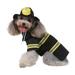 Shulemin Pet Winter Clothes Prince Knight Fire Suit Cosplay Funny Coat Dress Up Small Dogs Christmas Halloween Costume Pet Supplies