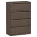 Lorell Fortress Series 42 Lateral File - 4-File Drawer Adjustable