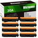 Victoner 8-Pack Compatible Toner for HP CF230A Use With HP LaserJet M203d M203dn M203dw 8 * Black