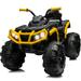 Outfunny 24V Kids 4 Wheeler Electric ATV Quad Ride-on Toy for Big Kids Ages 3 and up