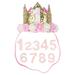 Cat Dog Pet Birthday Party Hat with Colorful Pattern Design Cosplay Costume Accessory Headwear 1-9 (Golden Number)