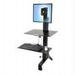 Workfit-S Sit-Stand Workstation For Single Lcd Monitor Ld With Worksurface And