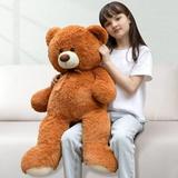 MorisMos Giant Teddy Bear 35.4 Giant Stuffed Animal Big Bear Plush Toy