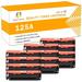 125A Toner Cartridge Compatible for HP 125A CB540A CB541A CB542A CB543A LaserJet Pro 200 Color M251n M251nw MFP M276n M276nw CP1215 CP1515N (Economical 12-Pack)