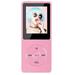 MP3 Player 32GB with Speaker FM Radio Earphone Portable HiFi Lossless Sound MP3 Mini Music Player Voice Recorder E-Book HD Screen 1.8 inch Support up to 64GB