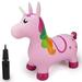 Rigma Inflatable Bouncy Horse Unicorn ECO-Friendly Hopper Toy Ride on Bouncer for Kids (Ages 3+)