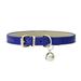 JANDEL Dog PU Collar for Small Large Dogs PU Leather Dog Collar Cat Puppy Pet Collar Dark Blue XS