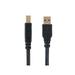 Monoprice Monoprie USB-A to USB-B 2.0 Cable - 2 Meters - Black (3 Pack) Compatible with Dell Epson HP Lexmark Canon Brother Samsung Xerox Printer