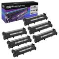 SpeedyInks Compatible Toner Cartridge Replacement for Brother TN660 High-Yield (Black 6-Pack)