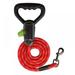 Dog Leash with Padded Handle Durable and Reflective Dog Leash for Medium and Large Dogs (Red)