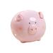 Pig Shape Resin Piggy Bank for Baby Girl Kids Piggy Bank Money Save Jar Baby Room Decoration Nursery Decor (Pink)