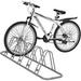 Global Industries 708150 Bicycle Parking Rack Adjustable 5-Bike - Single Sided Version - Gray