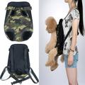 Visland Pet Carrier Bag Camouflage Pet Storage Pet Dog Carrier Backpack Puppy Dog Travel Carrier Front Pack Breathable Head-Out Backpack Carrier for Small Dogs Cats Rabbits