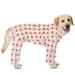 BT Bear Dog Summer Jumpsuit Pjs Camouflage Printing Sunscreen Cooling Dog Onesie chilly Jumpsuit Shirt Anti-Hair Apparel for Medium Large Dogs Strawberry 28