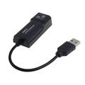 PC USB2.0 Ethernet Adapter Laptop Network Card USB Lan Mini Network Adapter USB to RJ45 10/100 Mbps