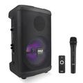 Pyle Portable Bluetooth PA Speaker-240W 8â€� Rechargeable Indoor/Outdoor BT Karaoke Audio System