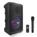 Pyle Portable Bluetooth PA Speaker-240W 8â€� Rechargeable Indoor/Outdoor BT Karaoke Audio System