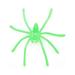 100 Pieces Plastic Spiders Prank Realistic Scary Spiders for Kids Great Party Favors Halloween Party Decorations Green