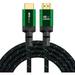 Ritz Gear 4K HDMI Cable 3 ft [10-Pack] - Green - Braided Nylon Cord & 24K Gold Plated Connectors Ritz Gear High Speed HDMI 2.0 with Ethernet