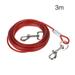 Dual-head Pet Tie-out Leash Dog Tie Out Cable for Medium Large Dogs Camping Outdoors Activities 3 Sizes 3m/5m/10m