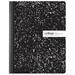 Office Depot Composition Book Marble 7 1/2in. x 9 3/4in. College Ruled 100 Sheets Black/White 09065