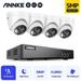 ANNKE 8CH 5MP Security Camera System 5MP Lite 5IN1 H.265+ DVR with 4pcs IP67 5MP PIR HD EXIR Dome Weatherproof Surveillance CCTV Kit Without HDD