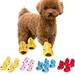 Meidiya 4Pcs/Set Non-slip Summer Dog Shoes Breathable Sandals for Small Dogs Durable Pet Dog Sneakers for Dogs Puppy Cat Shoes Boots for Outdoor