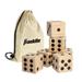 Franklin Sports Jumbo Wood Dice Set of 6 - 3.5 X 3.5