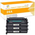 Toner H-Party Compatible Toner Cartridge Replacement for HP 26A CF226A 26X CF226X Laserjet Pro M402dn M402n M402dw Laserjet Pro MFP M426fdw M426fdn M426dw Printer (Black 3-Pack)