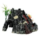 Toys Volcanic Eruption Model Diy Simulation Sound Lights Spray Volcano Model Ornament Plastic