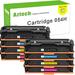 A AZTECH 8-Pack Compatible Toner Cartridge with Chip for Canon 054H Color imageCLASS MF642Cdw MF644Cdw MF641Cdw LNP622dw Printer (2*Black 2*Cyan 2*Magenta 2*Yellow)