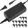 90W Laptop Charger Universal Ac Power Adapter for HP Asus Acer Toshiba Dell Lenovo IBM Compaq Samsung Sony Fujitsu Gateway Notebook Ultrabook Chromebook DC 18.5V 19V 19.5V 20V