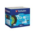 Verbatim 700MB 52X CD-R 10 Packs Slim Case CD-R Media Model 94439