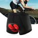 harmtty Cycling Shorts Breathable Shockproof Polyester Men Gel Pad Bicycle Underpant for Outdoor Black