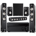 Sony 5.2 -Channel Wireless Bluetooth 4K 3D A/V Surround Sound Receiver + Polk Multimedia Home Theater Speaker System