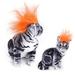 Wmkox8yii Halloween Fashion Pet Wig Dog Cat Cat Head Wear Pet Supplies