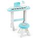 Costway 37-Key Kids Piano Keyboard Playset Electronic Organ Light Blue