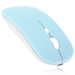 2.4GHz & Bluetooth Rechargeable Mouse for Lenovo Pad Plus Bluetooth Wireless Mouse Designed for Laptop / PC / Mac / iPad pro / Computer / Tablet / Android Sky Blue